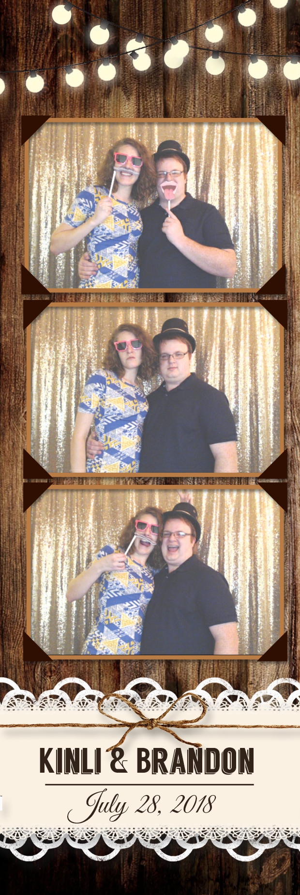 Kinli and Brandon's Wedding | View more photos from the event at gallery.photoboothbillings.com/u/PhotoBoothBillings/Kinli-and-Brandons-Wedding